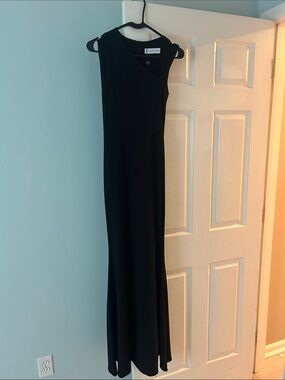 Club L London Black Sleeveless Maxi Dress